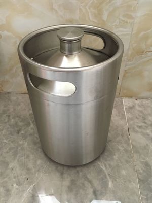 2L Mini keg growler vật liệu thép không gỉ cấp thực phẩm Máy phát điện bia với vòi vòi
