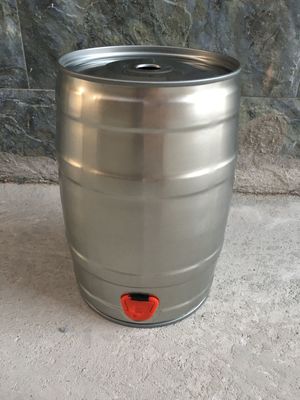 Bia thực phẩm cấp kim loại Keg 5L với van và vòi